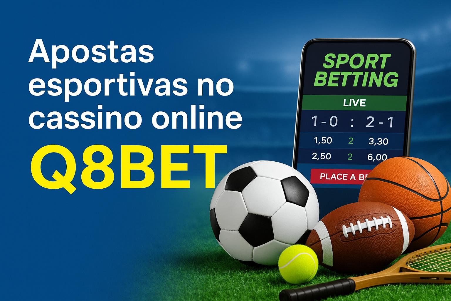 Aposte em apostas esportivas no cassino online Q8BET