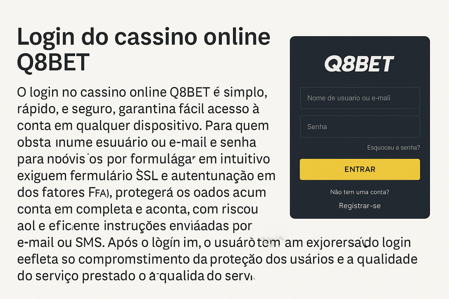 Não Perca tempo, o rRgistro na site Q8BET
